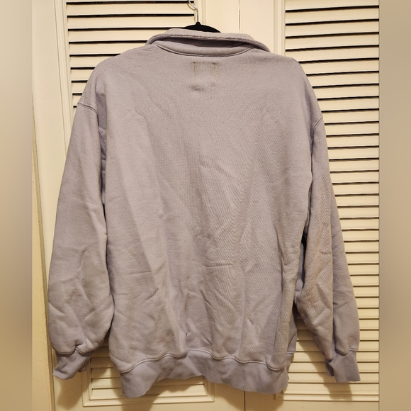 TNA cozy af Fleece collared sweater, size 1, lilac - Picture 2 of 5